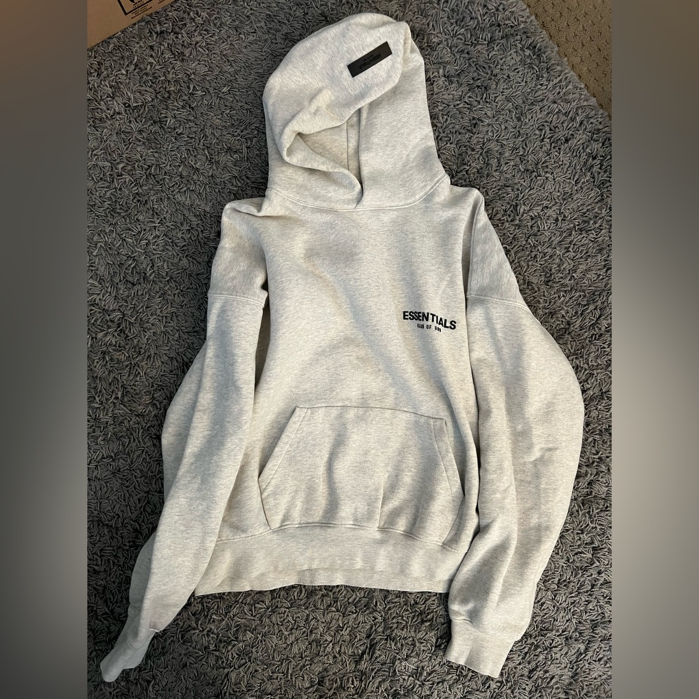 Men’s Essentials Gray Hoodie
